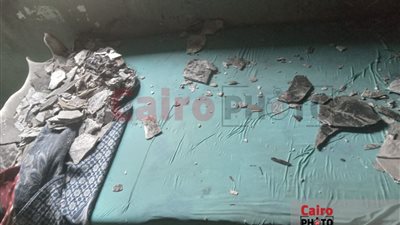 أول صور من داخل المركز الطبي المحترق بشارع العشرين فيصل بالجيزة