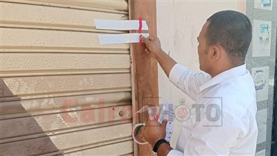 غلق وتشميع سوبر ماركت رايت في مدينة نصر