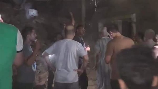 انهيار منزل في شبين