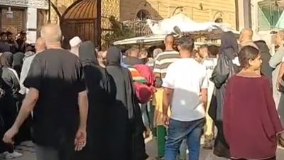 تشييع جنازة سادس ضحايا حريق شقة بالمرج | بث مباشر