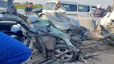 إصابة 11 شخصا في حادث تصادم قُرب قرية وردان بالجيزة