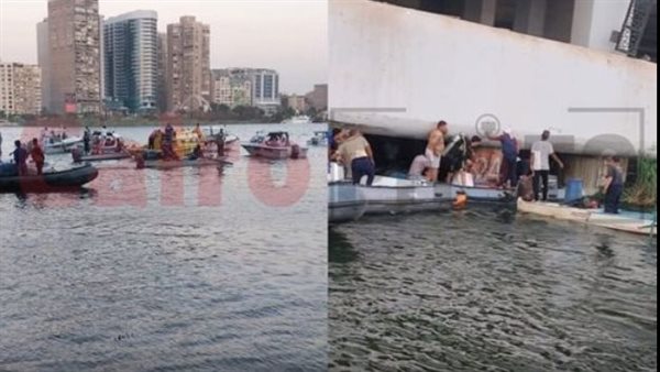 حادث سقوط سيارة بنهرالنيل