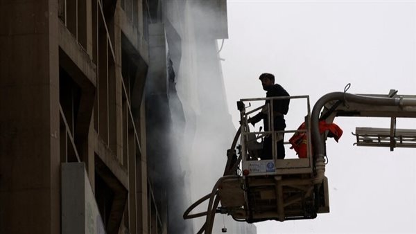 حريق في بورصة كراتشي