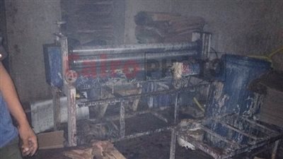 اندلاع حريق داخل مصنع لتصنيع الكرتون في سوهاج