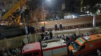 خروج إحدى عربات قطار مطروح الحمام عن القضبان قبل مدينة الضبعة 