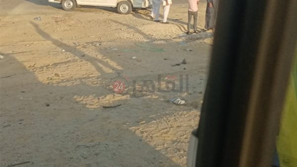 حادث انقلاب ميكروباص