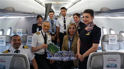 انطلاق أولى رحلات مصر للطيران إلى الفجيرة بالإمارات