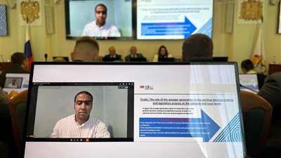 ممثلا لمصر ضمن البريكس.. غزالي متحدثا بمنتدى شباب المشرعين بروسيا