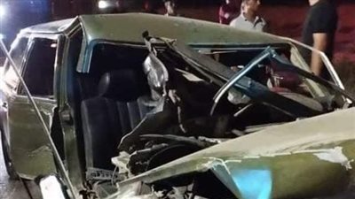 مصرع شخص وإصابة 3 آخرين في انقلاب سيارة على الطريق الدولي بكفر الشيخ