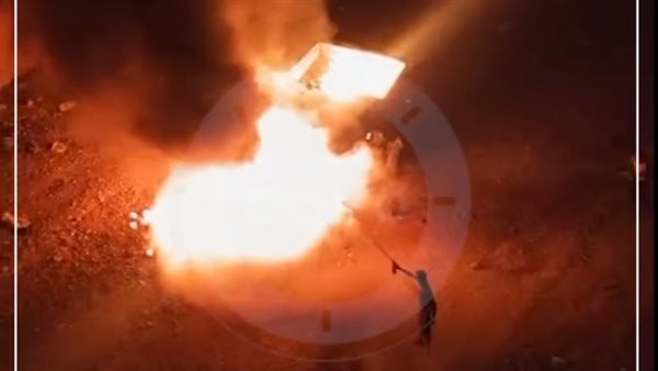 جانب من الحريق 