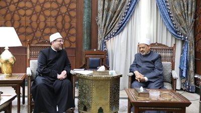 الإمام الطيب لـ مختار جمعة: عليك مواصلة نشاطك العلمي والبحثي بجامعة الأزهر وخدمة طلاب العلم