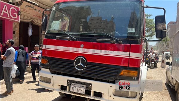 جانب من الحريق 