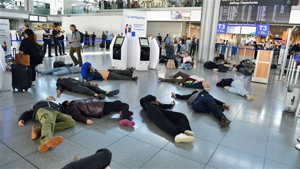 احتجاجات مطارات ألمانيا