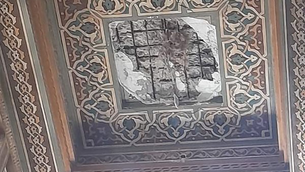 إنهيار جزئي لمسجد
