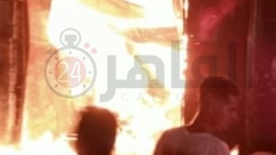 اندلاع حريق في مخزن دهانات بالمرج دون إصابات