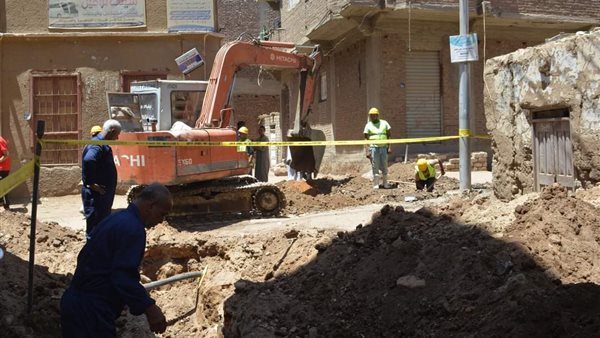 إحلال وتجديد خط مياه