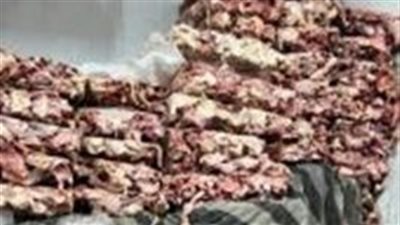 ضبط 10 أطنان هياكل دواجن غير صالحة للاستهلاك بالمرج| صور 