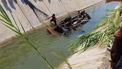 مصرع شقيقتين غرقًا إثر انقلاب سيارة في ترعة بالبحيرة