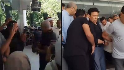 سعد الصغير وأشرف زكي ومنير مكرم يحضرون جنازة المايسترو محمد أبو اليزيد بمسجد حسين صدقي بالمعادي