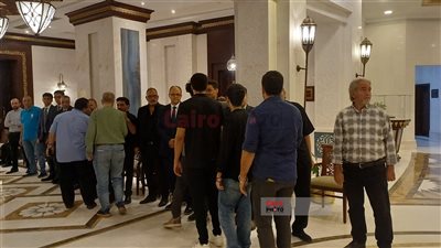 بحضور المخرج خالد جلال.. بدء عزاء تامر ضيائي بمسجد الشرطة | صور