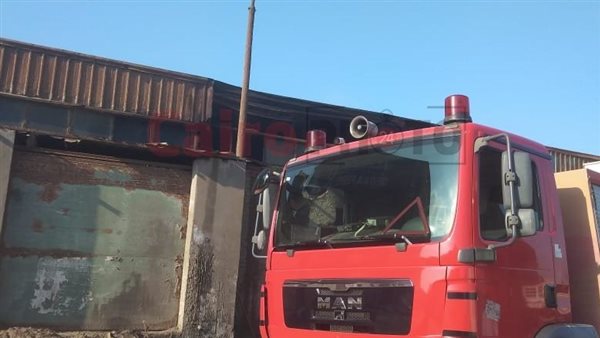 حريق مصنع - صورة