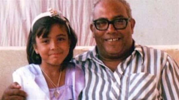 مي كساب ووالدها الراحل