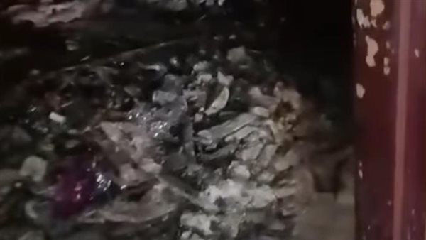 حريق شقة سكنية بطنطا