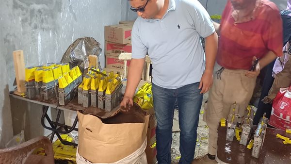 ضبط عبوات من الشاي