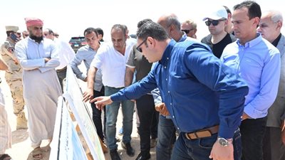 وزير الإسكان يتابع مخطط استعمالات الأراضي بتجمع غرب الضبعة