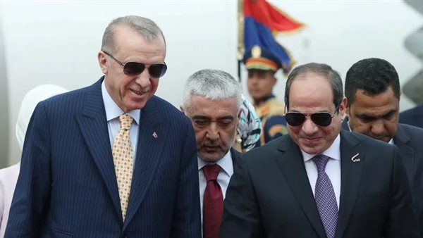 السيسي يستقبل أردوغان