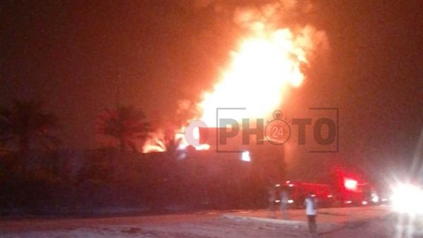 حريق مصنع إيفا للتنر