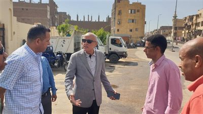 محافظ الأقصر يتابع تشجير شوارع المدينة