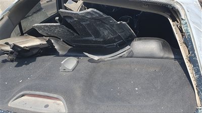 تعرض نجل رئيس جهاز السيرفيس والنقل الجماعي بالجيزة لحادث تصادم |صور 