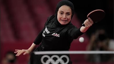 دينا مشرف تودع منافسات فردي سيدات تنس الطاولة بأولمبياد باريس من دور الـ32