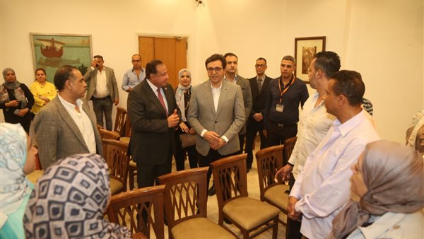 وزير الثقافة يتفقد