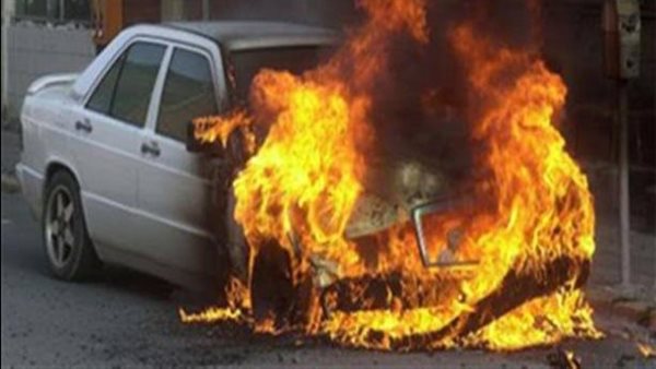 احتراق سيارة - أرشيفية