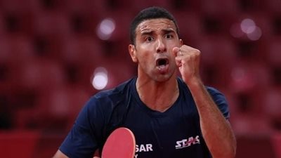 هضربك بالمضرب.. مشادة كلامية بين عمر عصر وزميله في منتخب تنس الطاولة خلال بطولة إفريقيا