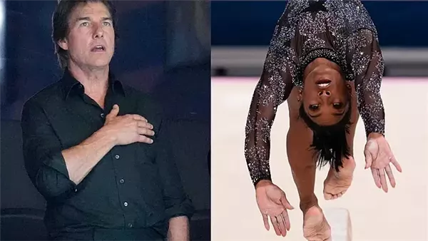 توم كروز وسيمون بايلز