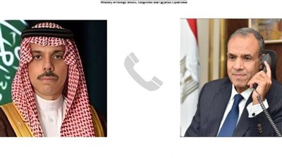 وزير الخارجية ونظيره السعودي يبحثان التصعيد الإقليمي الناتج عن السياسات الإسرائيلية المتطرفة