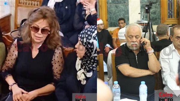 أشرف زكي وعفاف شعيب