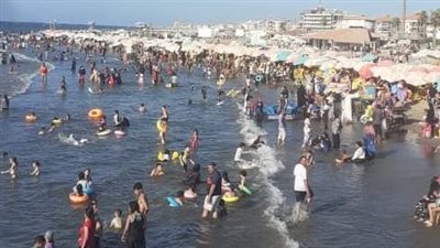 إنقاذ 54 حالة من الغرق وإعادة 119 صغيرا لأسرته خلال يوم واحد بشواطئ رأس البر