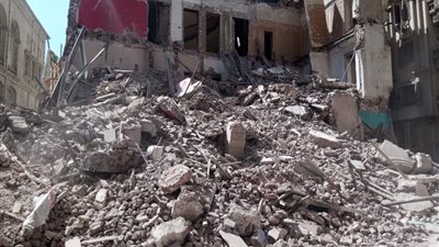 انهيار عقار من 4 طوابق بالدقهلية دون إصابات