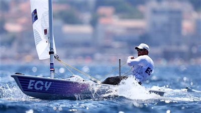 خلود منسي تحتل المركز 40 وعلي بدوي الـ39 بمنافسات الشراع الفردي بأولمبياد باريس