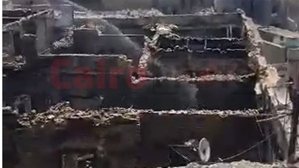 جانب من حريق العتبة