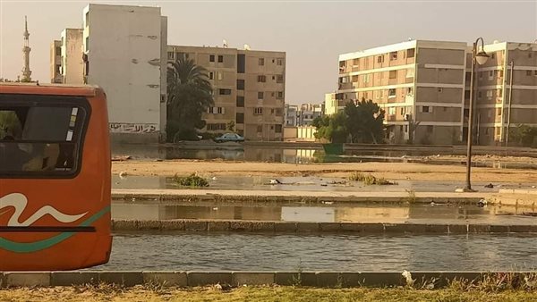 انفجار خط مياه في