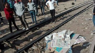 مصرع عامل بشركة مطاحن المحلة أسفل عجلات القطار خلال عبوره شريط السكة الحديد