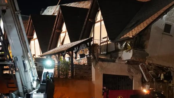 انهيار فندق في ألمانيا