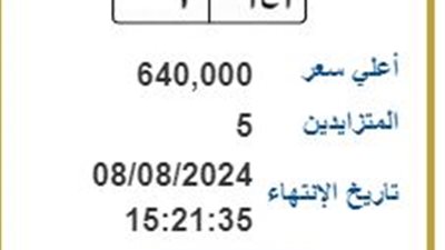 5 أشخاص يدخلون في مزاد على لوحة سيارة مميزة بسعر 640 ألف جنيه