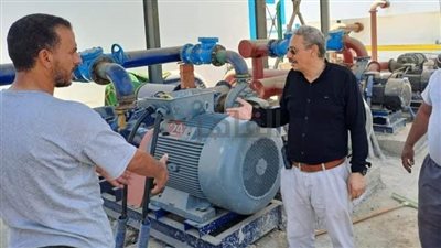 محافظ المنيا يتابع نسب تنفيذ محطات مياه بقرى ملوي لدخولها الخدمة قريبا