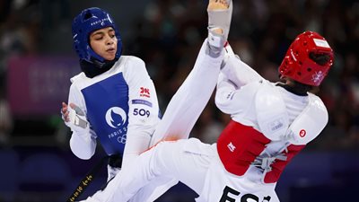 آية شحاتة تخسر في ربع نهائي التايكوندو بأولمبياد باريس أمام المصنفة الأولى.. وتنتظر مباراة الترضية